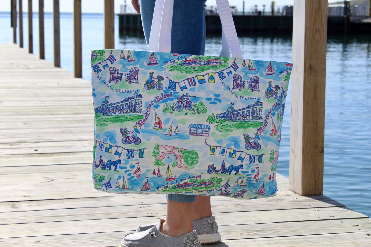 Weekend On Mackinac Market Tote