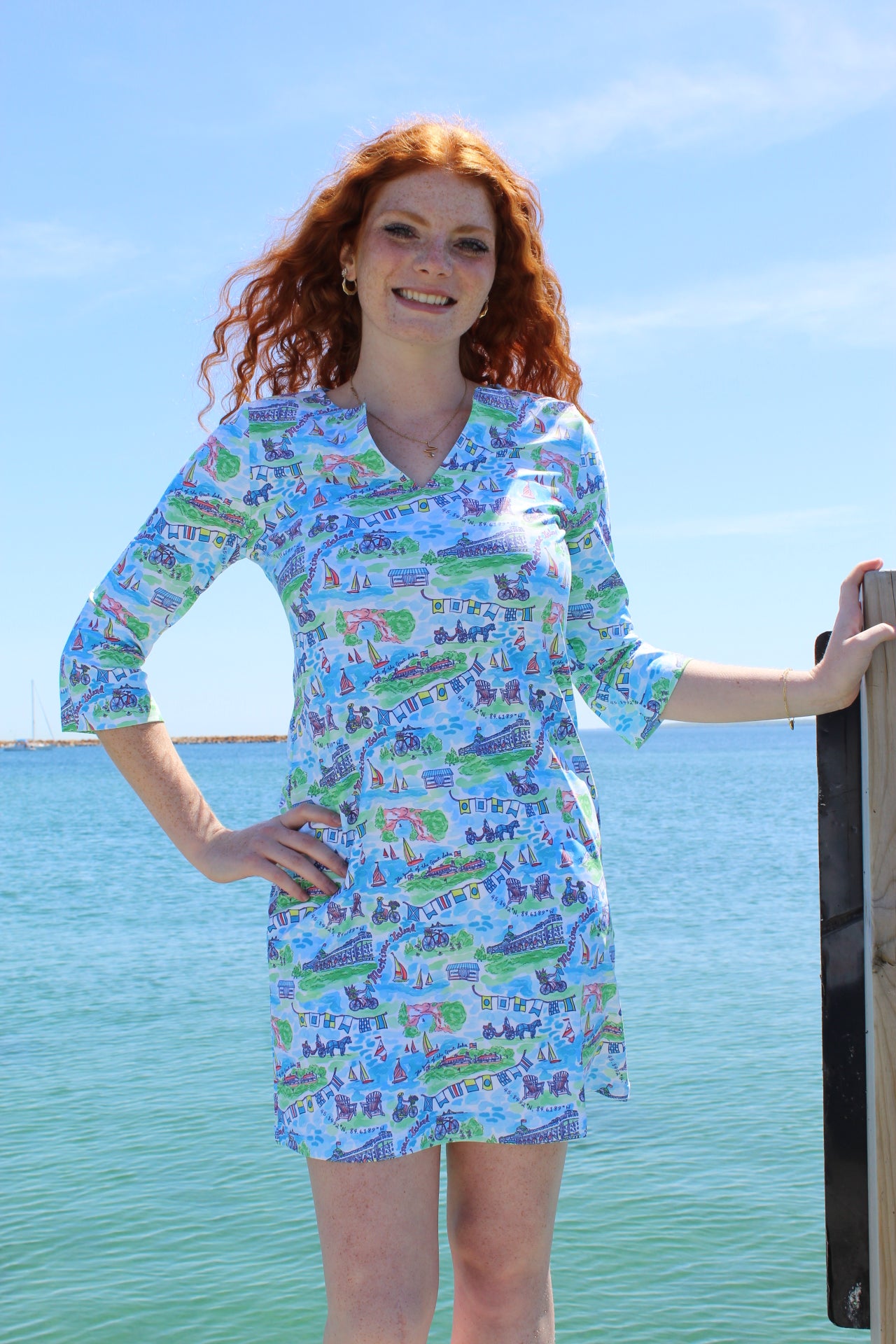 Weekend On Mackinac Luca Dress