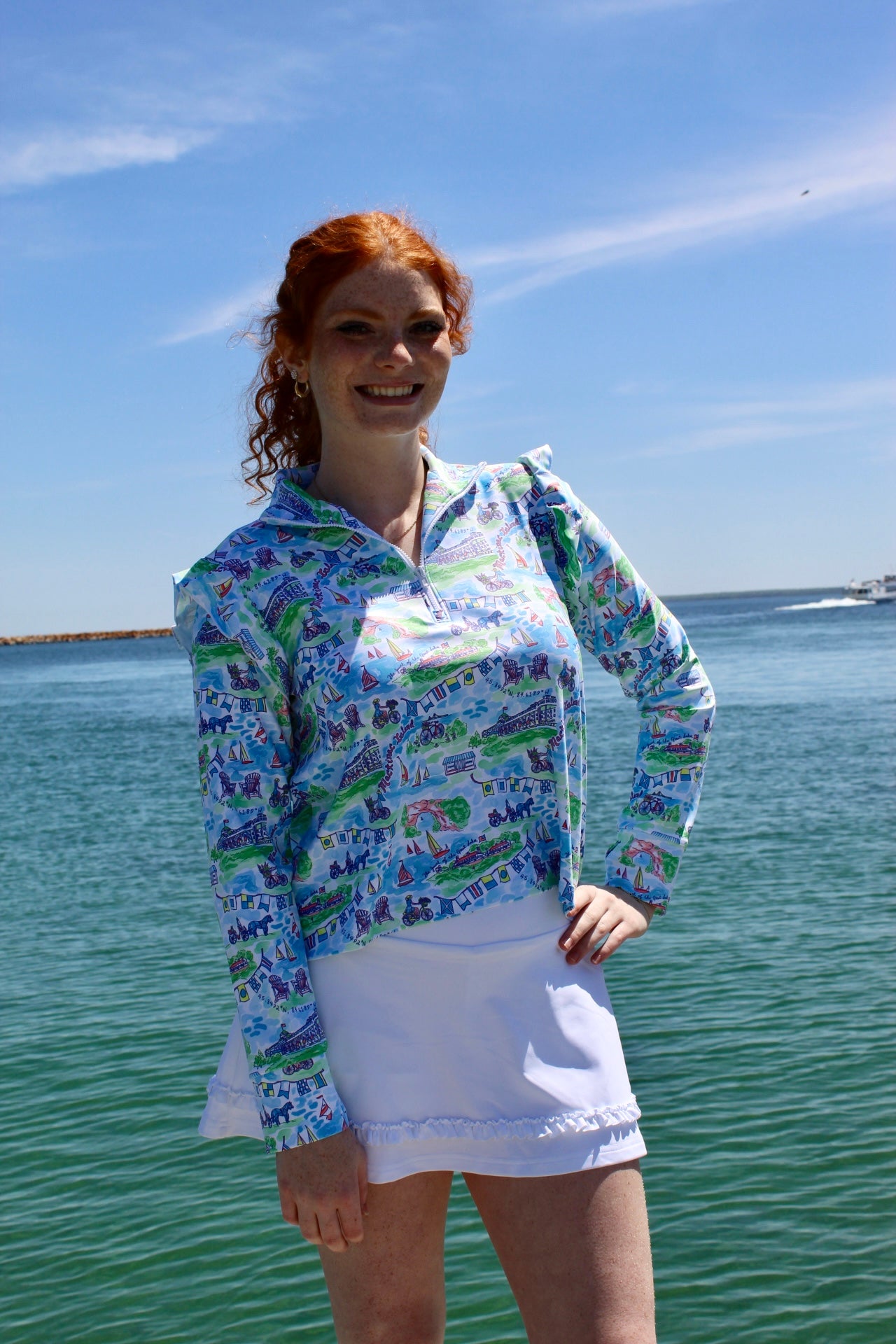 Weekend On Mackinac Greyson 1/4 Zip