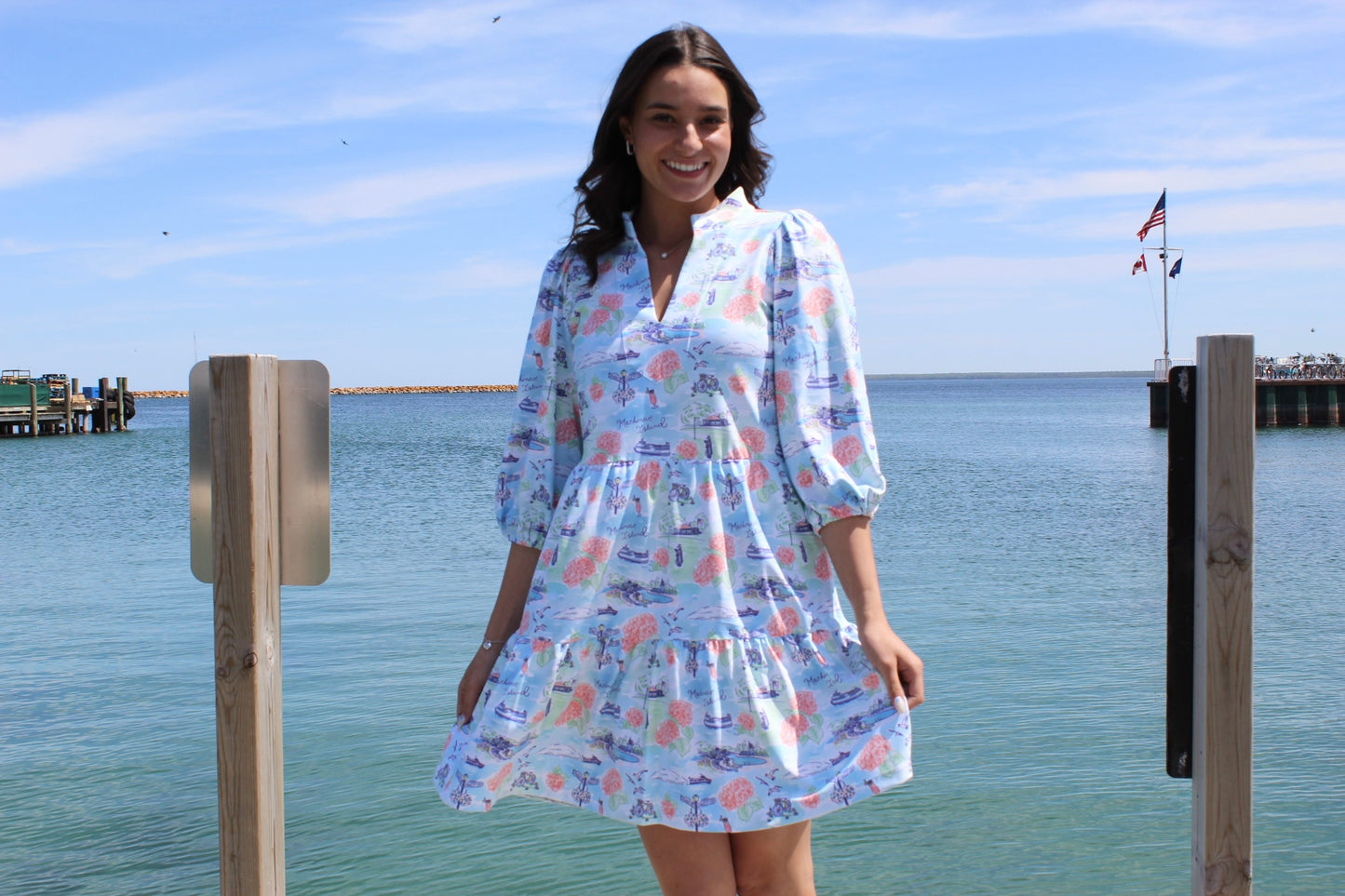 Mackinac In Bloom Tory Dress