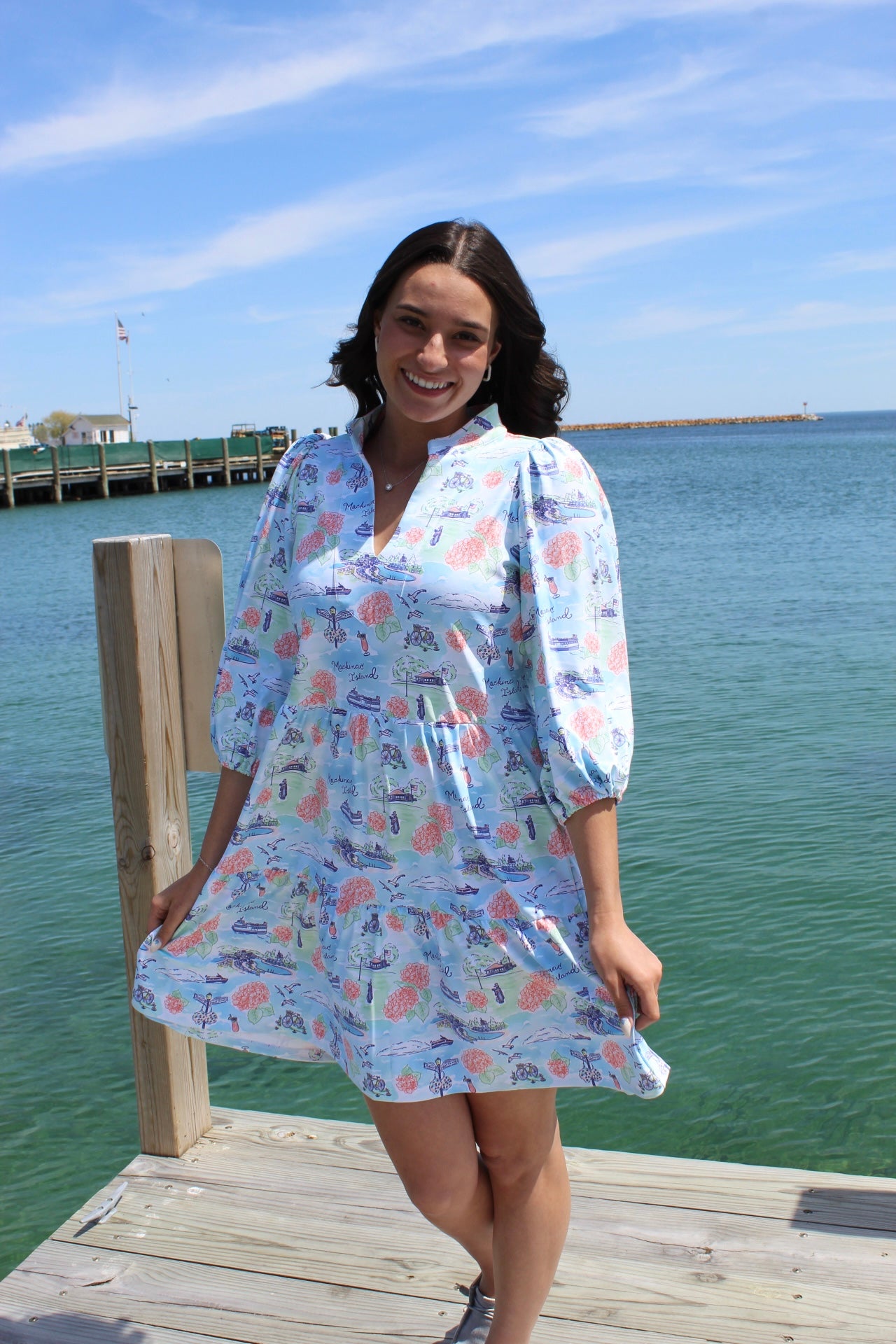 Mackinac In Bloom Tory Dress