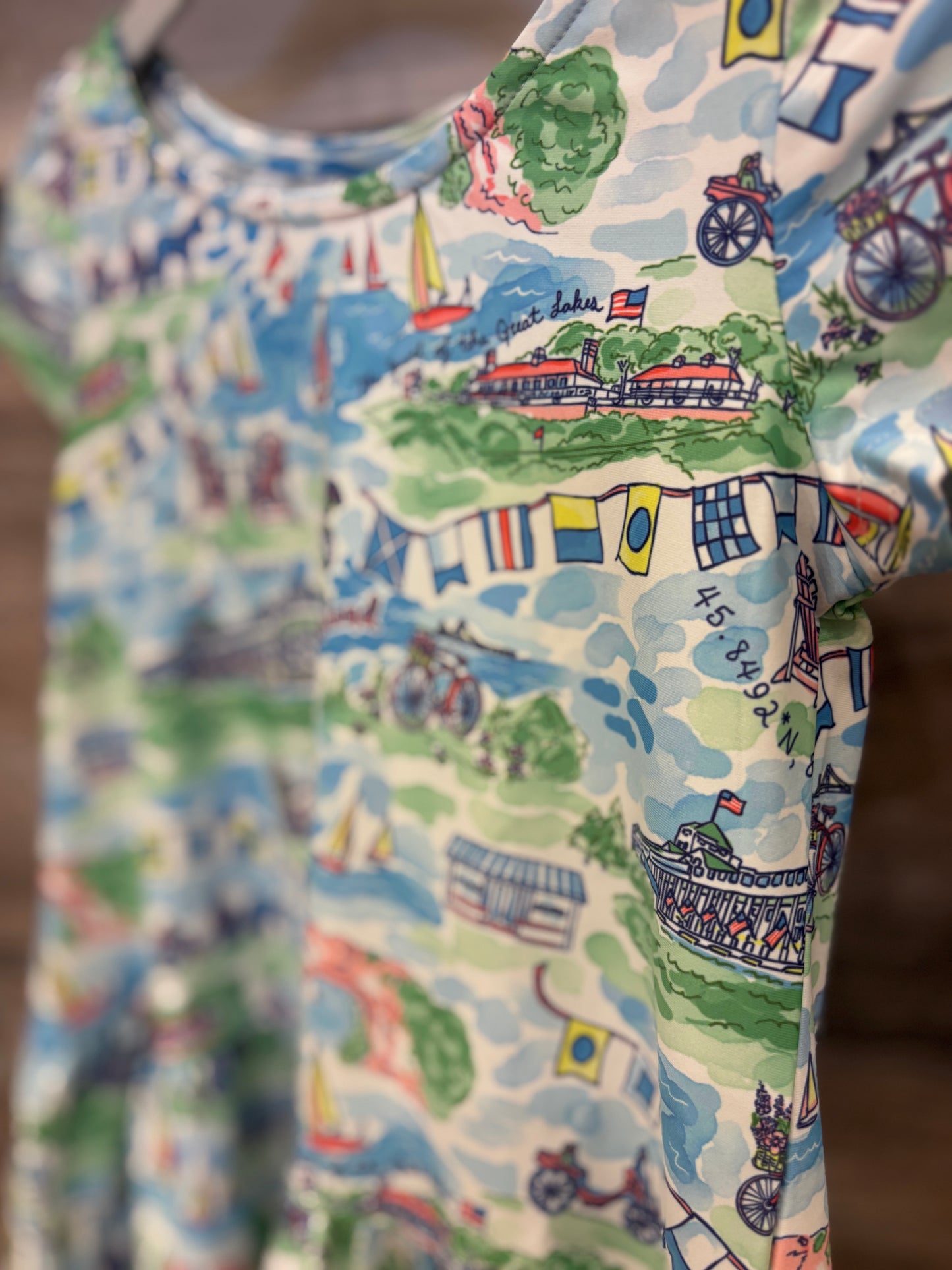 Weekend On Mackinac Little Clara Dress